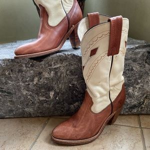 Vintage Frye High heel boots